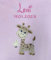 KIDDI-MEDIA Couverture pour bébé, douce et douillette, qualité 1A, personnalisable, rose, motif girafe KM