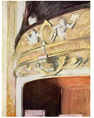Ltt-Ydd-Ccl Edgar Degas The Box at the Opera Leinwanddrucke Wandkunst Wohnzimmer Impressionismus Leinwandbilder für Büro Home Decor Poster Kunstwerk (ungerahmt, 25 x 32 cm)