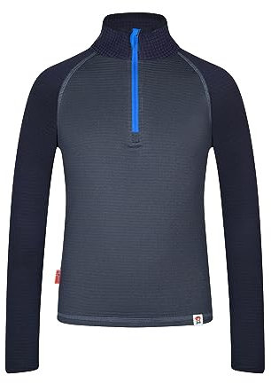 Trollkids Kids Rauland Half Zip 152, Navy