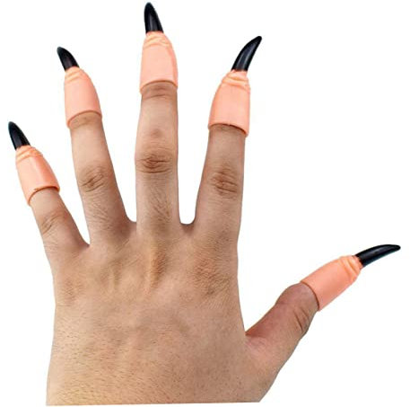 Beaupretty 40 Stück Hand-Fingerpuppen Geister-Fingerpuppen Halloween-Partygeschenke -Fingerpuppen Kniffliges Halloween-Spielzeug Zombie-Finger Nagel-Fingerpuppen-Spielzeug Das