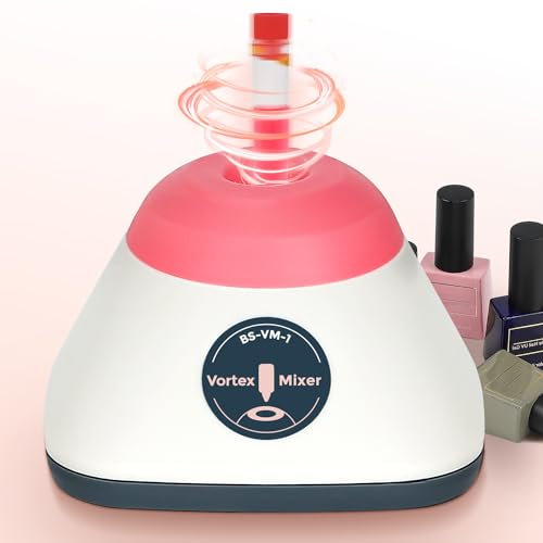 Bonvoisin Mini Vortex Mixer 3500rpm, Tap to Activate, 50ml Schnellmischung, für Laborlösungen, Tattoo-Tinten, Acrylfarben, Wimpernkleber, Gel-Lacke, Nagellacke (EU, Rosa)