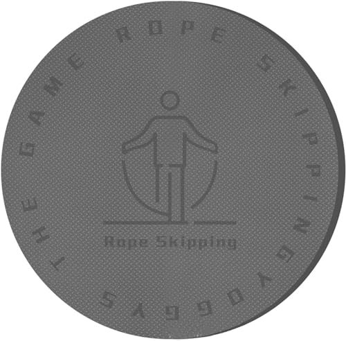 Tapis à sauter, tapis d'exercice, tapis de fitness, tapis de fitness, tapis de corde à sauter durable avec texture antidérapante, pour entraînement de corde croisée intérieur et extérieur