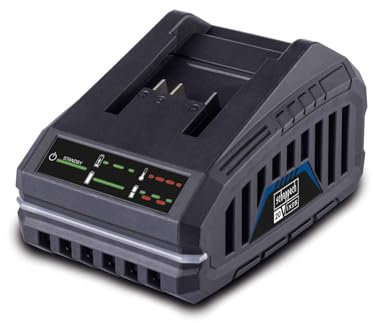 Scheppach Chargeur IXES 20V - SBC2.4A - 2,4A - Li-ION - 230-240V/50Hz - Longue durée de Vie - Voyant de Charge - Rechargement Rapide