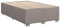 vidaXL Bettgestell, Bett mit Bettfüße Lattenrost, Polsterbett für Schlafzimmer, Doppelbett Bettrahmen, Modern, Taupe 120x200cm Stoff