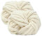 bechoanigel 2 Stück Dicke Wolle Garn 500g, Armstricken Wolle Dickes Garn, XXL Weiches Chunky Wolle, Super Weich Chenille Wolle zum Häkeln für Decken, Schals, Mützen, Haustier Nest (Beige)