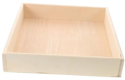 HEMOTON Holz Sandtray Kids Plaything Kompakt Sicher Für Drinnen Und Draußen Mädchen Sandspielzeug Vielseitig Spielbehälter Spaßige Mini Sandbox Für Junge Mädchen