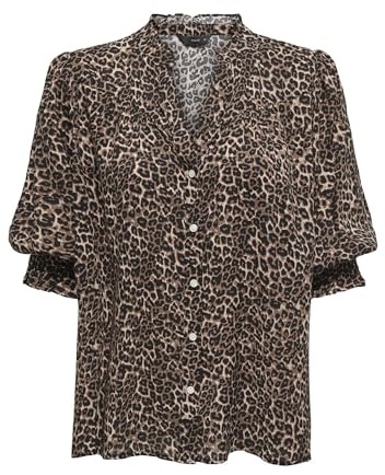 ONLY Damen Onlraya 3/4 Shirt WVN Noos Feminines Shirt Mit Regular Fit Und 3/4 Ärmeln (1er Pack)