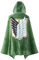 Claofoc Attack on Titan Umhang Anime Kostüm AOT Cosplay Decke für Erwachsene Karneval Halloween Survey Corps Cape mit Kapuze