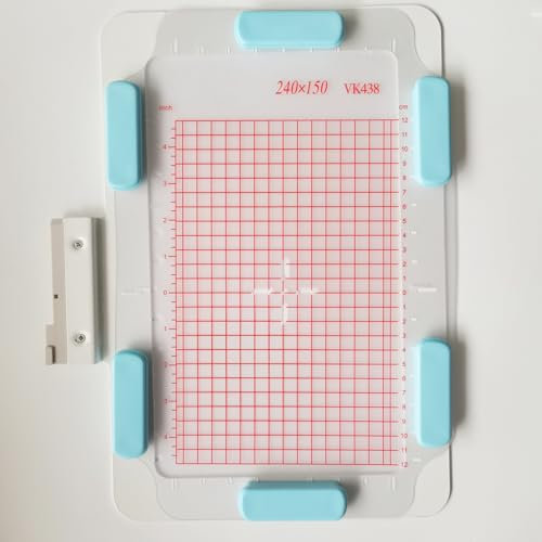 YICBOR Magnetischer Metall-Stickrahmen, 24,1 x 15,2 cm, #VK438 #920-438-096, kompatibel mit Wikinger-Stickmaschine