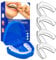 4pcs Mundschutz gegen Zähneknirschen & Schnarchen, Anti-Schnarch Schiene & Mundschutz bei Bruxismus, Transparent, Für Männer e Frauen, Bruxismus, Schnarchen, Zähneknirschen