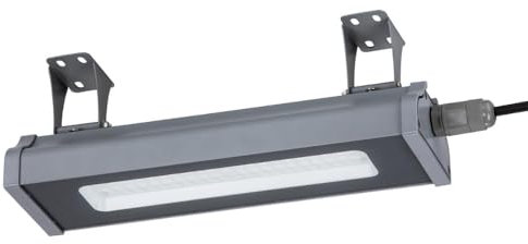 LUXULA LED Hallenstrahler 50W 2 Stück 5000K Neutralweiß 6200lm - Industrie Hallenleuchte für Werkstatt Lager Garage - 120lm/W IP65 IK06 - High Bay Industrielampe Hallenbeleuchtung Deckenleuchte