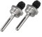 Manguitos de inmersión de acero inoxidable 304, juego de 2 para aplicaciones de sensores de temperatura en electrónica e industrias automotrices (8 x 50 mm)