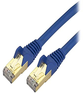 StarTech 6ft Cat6a Snagless Ethernet Cable, Blue (C6ASPAT6BL)
