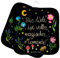 Mr. & Mrs. Panda Topflappen Magische Welt - Geschenk, Spruch schön, Frühlings Deko, Magische Momente, Topfuntersetzer, Ofenhandschuhe, Blumen Deko,