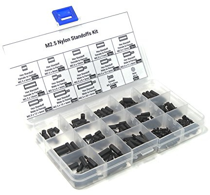Raspberry Pi Kit de boulons pour Nylon M2.5 Vis Écrous espaceurs entretoises 210 pcs pour DIY de construction de Raspberry Pi 3 Pi Zero FPV RC Quadcopter Drone PC Mods