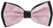 CravateSlim Noeud Papillon Homme Vieux Rose et Noir - Mariage