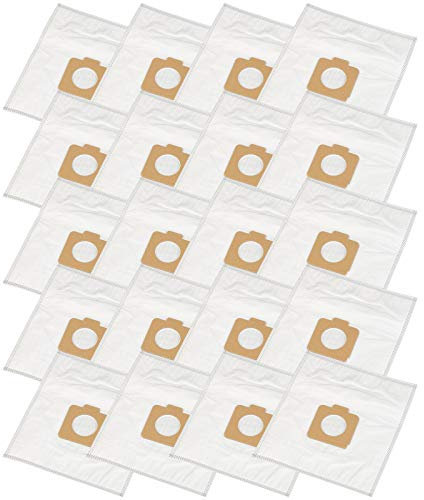 Sacs Aspirateur Compatible pour Moulinex Compact 1200, Compact 1250, Compact 1300, Compact 1350, Compact 1400 20 Staubsaugerbeutel