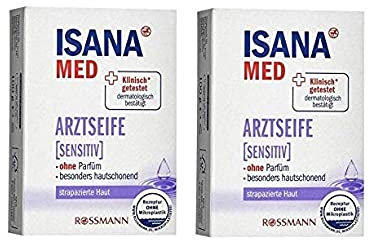 ISANA MED Arztseife sensitiv 2 Stück (2 x 100g)