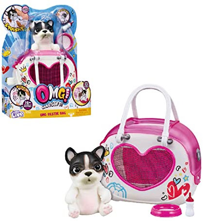 Little Live Pets 700015503 Interaktiver Welpe mit Tasche, Mehrfarbig