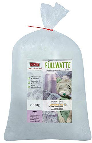AMF Life Bastelwatte, Wolkendecke, Cloud Cover, Standard 100 by Oeko-TEX®, 1kg