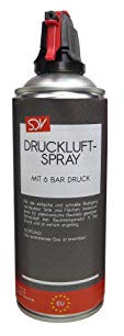SDV Chemie Druckluftspray 3x 400ml Air Duster Druckluftreiniger Pressluft Druckluftreiniger Compressed Gas