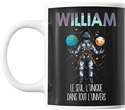 Mug Prénom William Univers