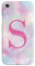 Tirita Personalised Phone Case Cover Compatible with iPhone 6 Plus & 6s Plus - [01 - Purple Clouds with Initial]