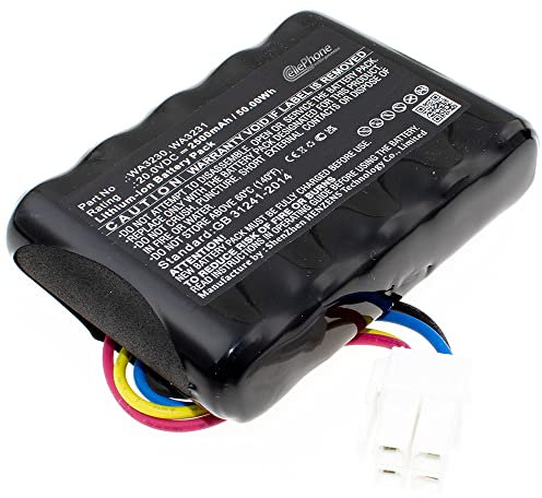 cellePhone Akku Li-Ion kompatibel mit Landxcape LX790i LX790 LX792 LX795 LX796 LX797 LX991 - Ferrex 800m2 2021 (Ersatz für LA0001) - 2500mAh / 20V