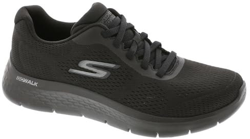 Skechers Go Walk Flex Remark, Zapatos sin cordones Hombre, Black Textile, 42 EU