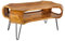 riess-ambiente.de Design Couchtisch Organic Living 100cm Sheesham Stone Finish Massivholz Handmade Hairpin Legs