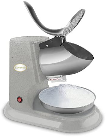 KOFOHON Elektrischer Eisrasierer Maschine,Eisbrecher Eiszerkleinerer,Elektrisch Ice Crusher Machine,Ice Shaver Schnee Maschine Für Haushalt&Handel. (Large)