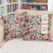 Selfitex 2er Set Bunte Couchkissen 50x50 cm, Sofakissen mit Füllung und Bezug, kuschelweiches Lesekissen, dekoratives Fernsehkissen, Deko- und Kopfkissen, Rückenkissen (Summer Spring)