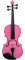 Geige 1 Satz Solidwood Rosa 4/4 Vollgröße Violine Geige Mit Violine Aufbewahrungskoffer Bogen Mit Zubehör Violine