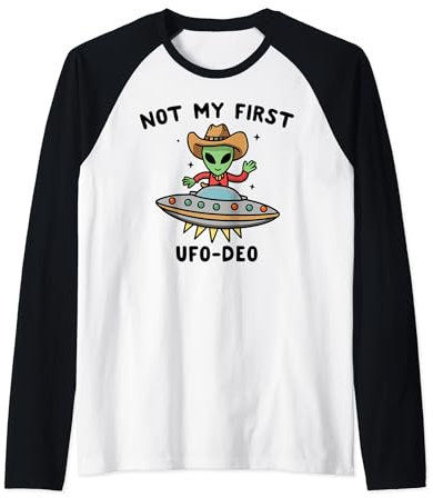 Nicht mein erster UFO-DEO Außerirdischer Lustiger Raglan