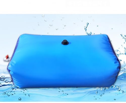 Piscina con telaio, contenitori per l'acqua, borsa dell'acqua pieghevole, brocca d'acqua pieghevole e contenitori d'acqua per campeggio, escursionismo, stoccaggio dell'acqua di emergenza (5 x 2 x
