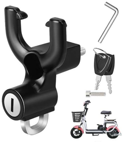 Whrcy Helmets Lock Motorcycle | Aluminum Alloy MotorHelmets Lock Hangings Hook - 2 In 1 Tamper-Proof Helmets Security Lock For Sports s, Scooters