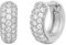 XENOX® Creolen - Damen Ohrringe aus hochwertigem 925/- Sterlingsilber mit Zirkonia-Steinen | XS10373