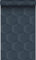 Origin papier peint hexagone 3d bleu foncé 53 cm x 10.05 m Wallcoverings