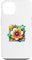 Hülle für iPhone 13 MCM Quadratische Blumenkunst