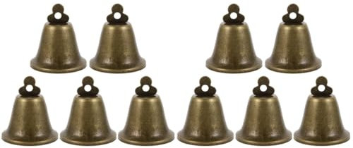 Zerodeko 2 Sätze Kleine Glocke Hundeglocke Glockenspiel Mini-Vintage-Glocken Tür Tiergeräusche Tierstimmen Schmuck Für Haustierhalsbänder Glocken Für Die Landwirtschaft Eisen 5 Stück * 2