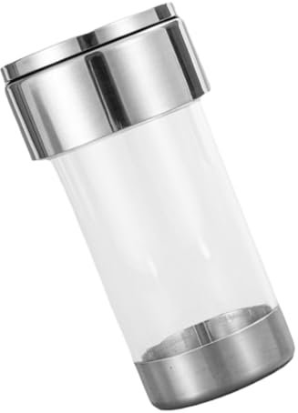 GRIRIW Salière et Poivrière en Inox Distributeur de Condiments Récipient à Épices Couverture Rotative Pratique Cuisine 250Ml pour