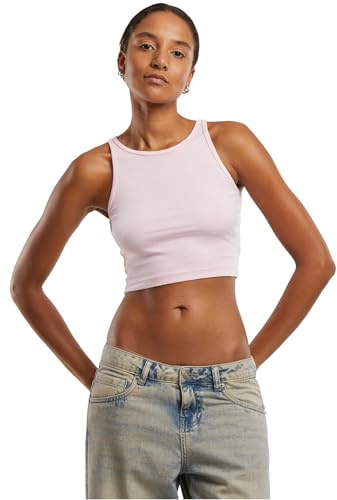 Urban Classics Ladies Washed Rib Jersey Cropped Top