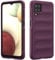 RIIMUHIR Silicone Case for Samsung Galaxy A12, Silky-Soft Touch Cover, Anti-Scratch Phone Case with Microfiber Lining, Shockproof Full Body Protective Case with Camera Protection (Dark Violet)