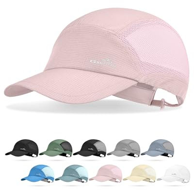 GXCROR Performance Baseball-Cap für Damen & Herren – UPF 50+ Sportkappe, Leicht & Schnelltrocknend für Golf, Wandern, Gym | Adjustierbarer Sonnenschutz mit Reflektivem Logo
