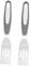 ULTECHNOVO 2 Pièces Pelle à Fromage Déchiqueteur De Fromage Déchiqueter Râpe à Fromage Cuisson Coupe-fromage Gadgets Trancheuse Coupeur Pelles à Fromage Acier Inoxydable Light Grey