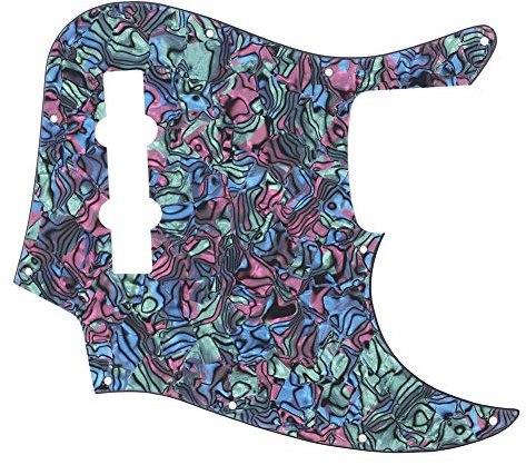 Vibrivio Abalone Style Acryl Humbucker Pickguard Ersatz Dekor für TL E-Gitarre Gitarre Teile Design Einfache Installation