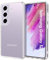 ICEDIO Ultra Clear Hülle für Samsung Galaxy S21 FE 5G, Militärgeprüfte stoßfeste Handyhülle, vergilbungsbeständig, Kratzfest, weiche TPU-Rückseite, schlanke Schutzhülle mit Fallschutz