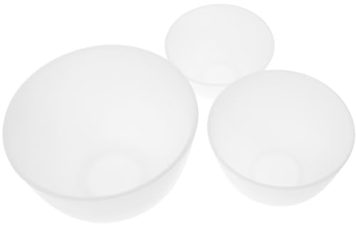 Ciieeo Ensemble De 3 Bols À Mélanger En Silicone Inodores Et Antiadhésifs Idéaux Pour Les Masques Faciaux À Faire Soi-Même Les Soins De La Peau Et Petits Moyens Et Grands