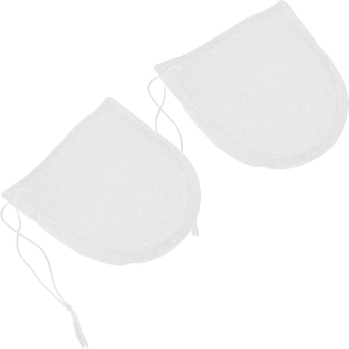 SAFIGLE 2 Stück Waschbare Gesichts Handschuhe Wiederverwendbare Peelinghandschuhe für Sanfte Gesichtsreinigung Seifenbeutel für Hautpflege und Makeup Entfernung