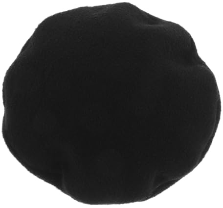 WOONEKY Puppen Baskenmütze aus Baumwolle und Wolle Weiche Mini Barettmütze für Puppenkleidung Vielseitig für Partyhüte Geburtstage und Bastelzubehör Niedlicher Puppenhut für DIY
